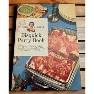 Betty Crocker Bisquick Party Book Cooking Booklet 97 Recipes Vintage 1957